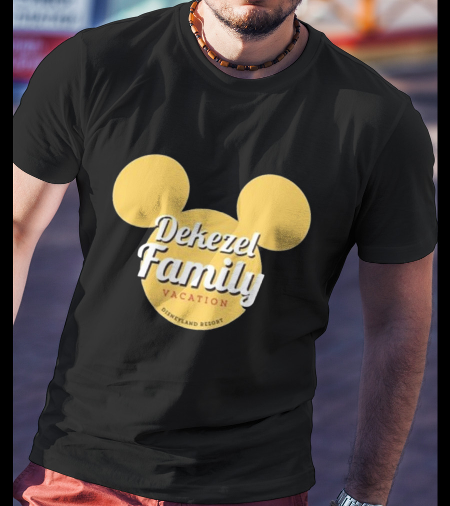 Dekezel Family Disneyland Resort Vacation Mickey Mouse T-Shirt