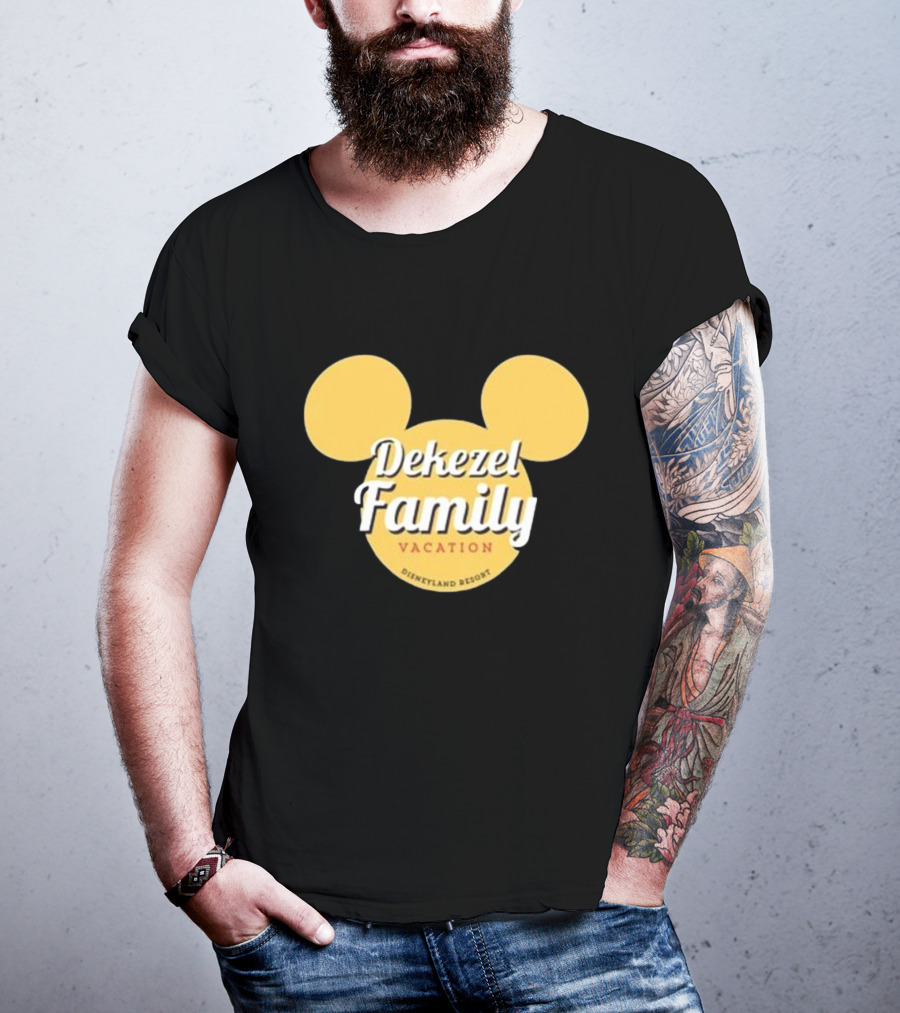 Dekezel Family Disneyland Resort Vacation Mickey Mouse T-Shirt
