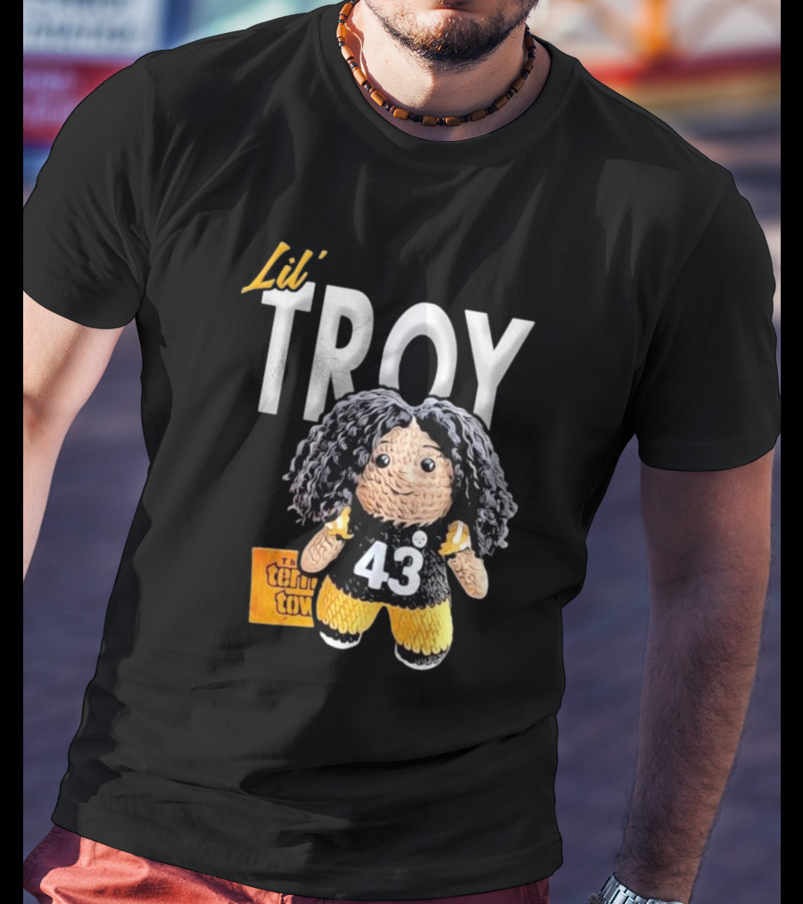 Lil’ Troy 43 Pittsburgh Steelers Terrible Towel T-Shirt