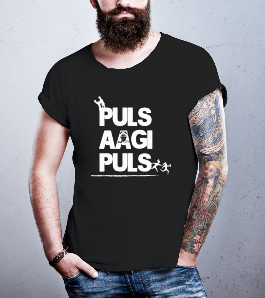 Puls Aagi Puls Running Adventure With Characters T-Shirt
