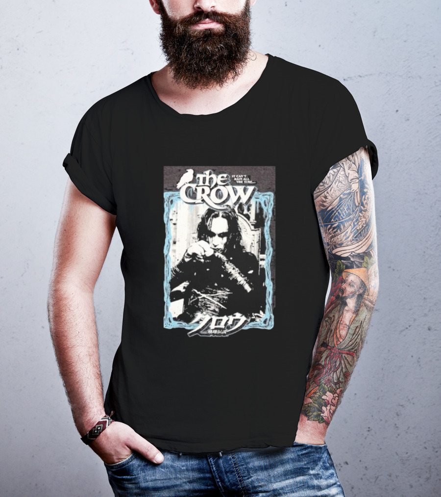 The Crow It Can't Rain All The Time Gothic Movie Scene T-Shirt