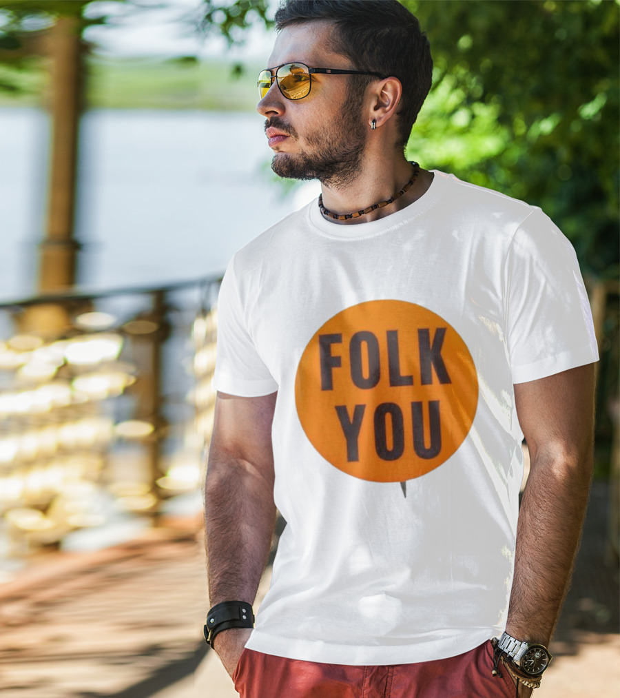 Weird Walk X Tsptr Folk You Badge T-Shirt
