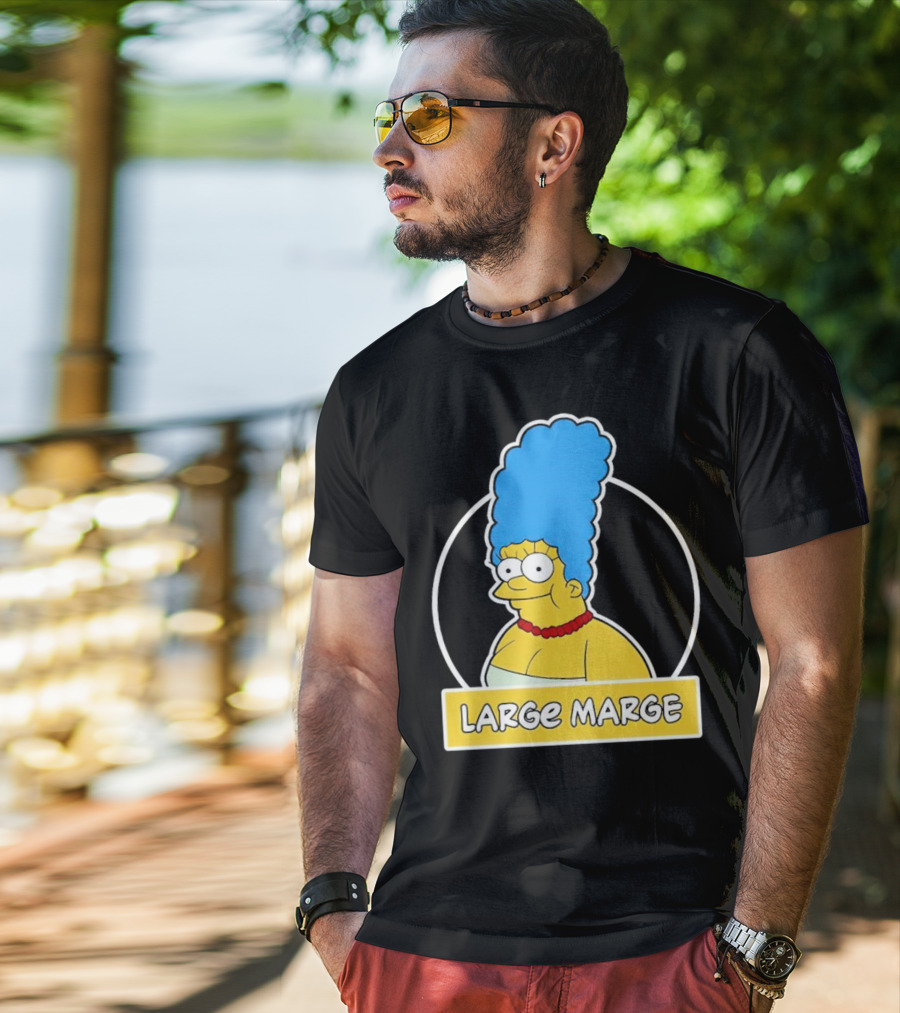 Large Marge Cartoon Character Design Justin Danger Nunley T-Shirt
