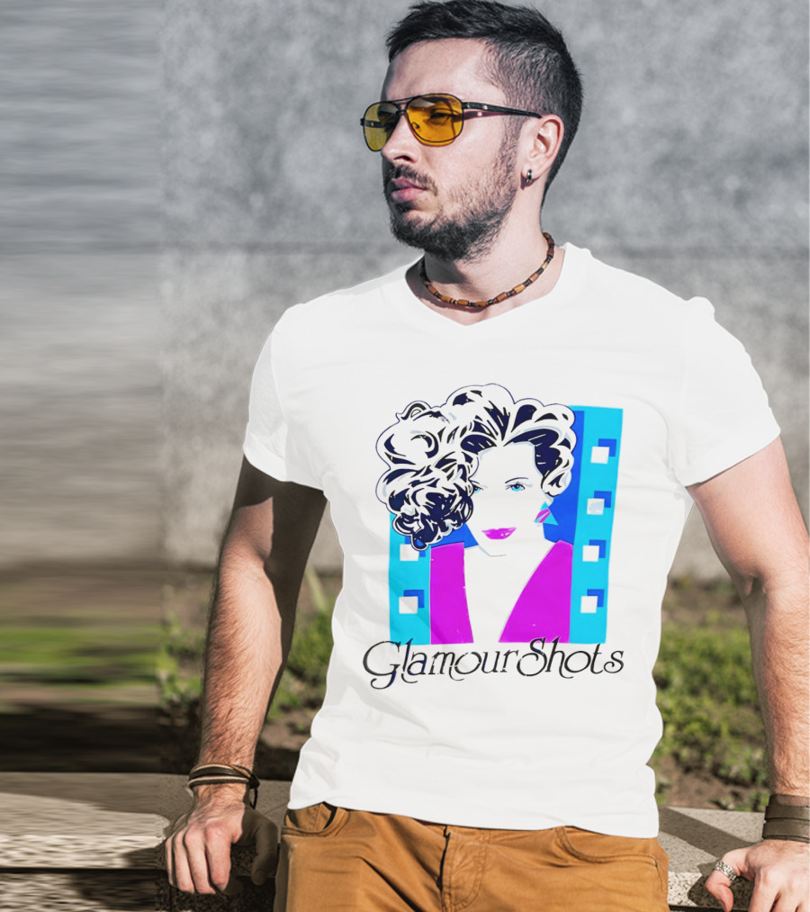 Glamour Shots Pop Art Retro Style Icons T-Shirt