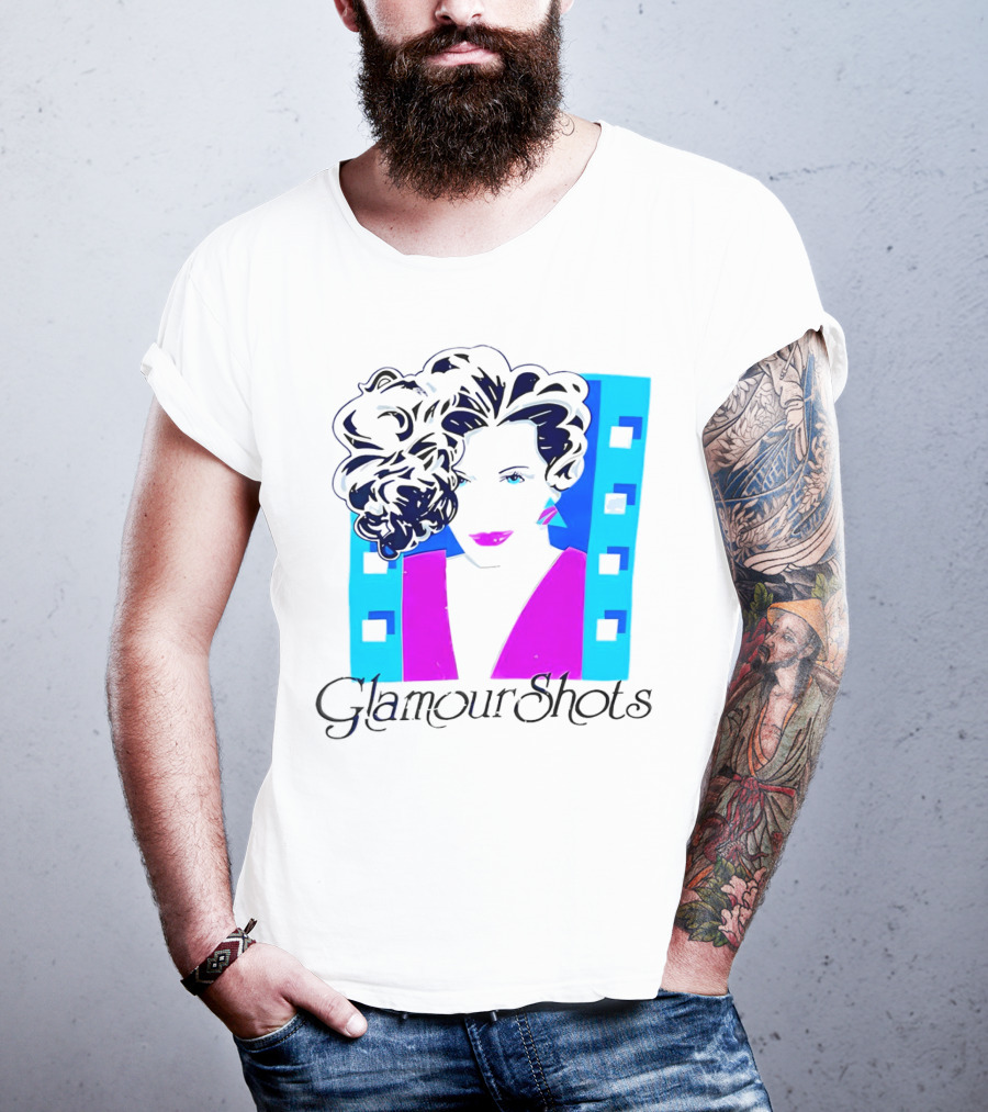 Glamour Shots Pop Art Retro Style Icons T-Shirt