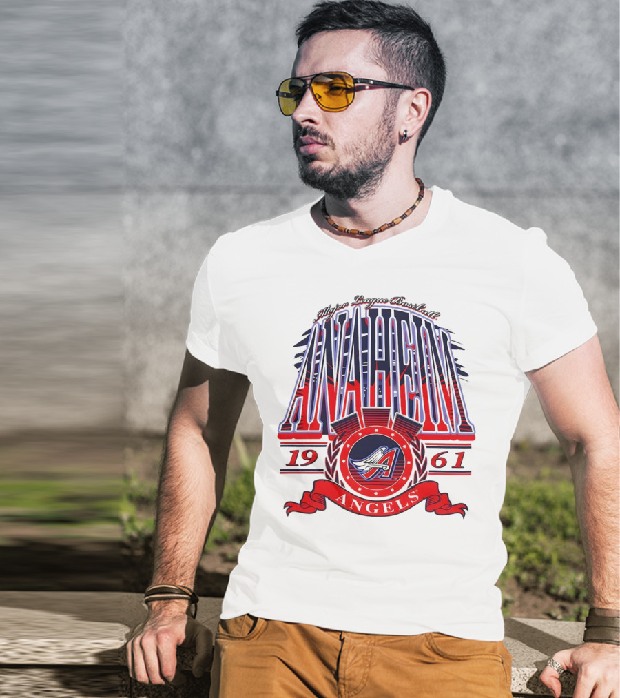 Major League Baseball Anaheim Angels 1961 T-Shirt