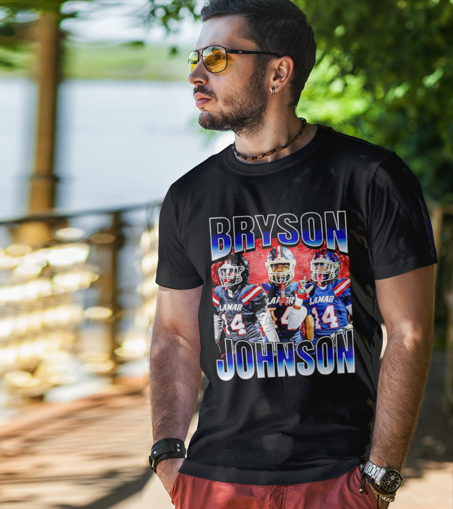 Bryson Johnson Lamar 44 Football Vintage T-Shirt