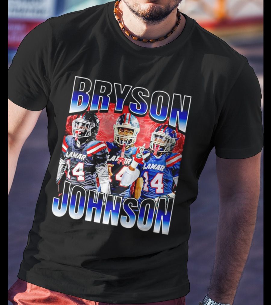 Bryson Johnson Lamar 44 Football Vintage T-Shirt