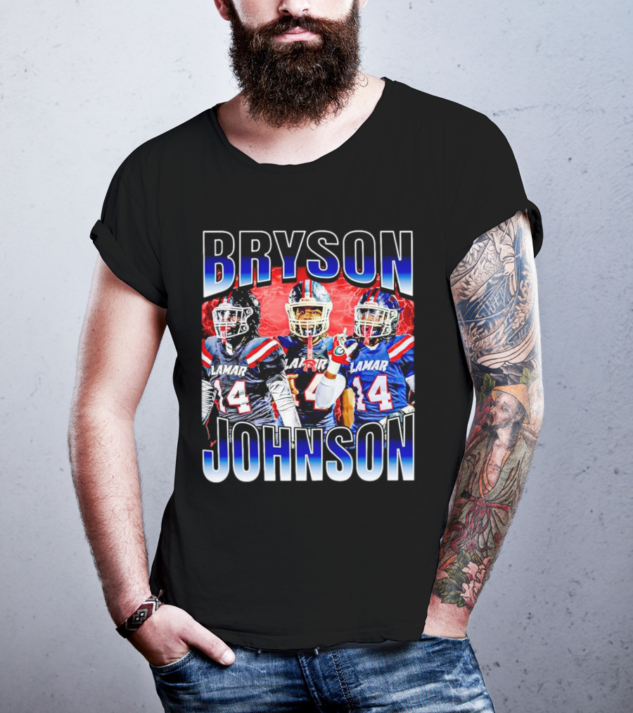 Bryson Johnson Lamar 44 Football Vintage T-Shirt