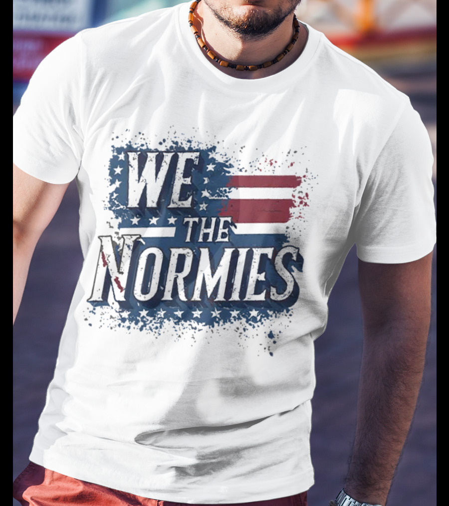 We The Normies American Flag T-Shirt