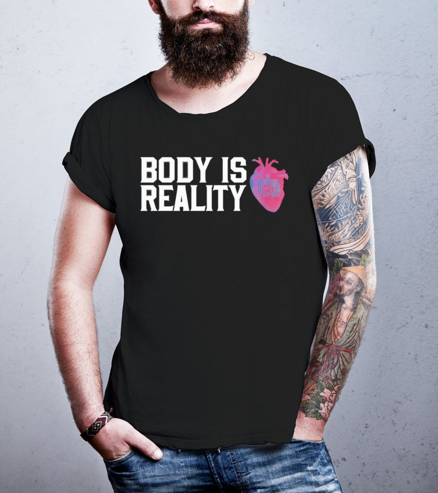 Body Is Reality Crimes Of The Future Heart T-Shirt