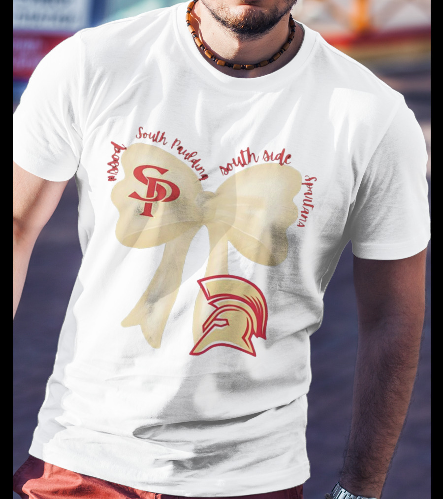 SP Bowtie South Paulding South Side Spartans T-Shirt