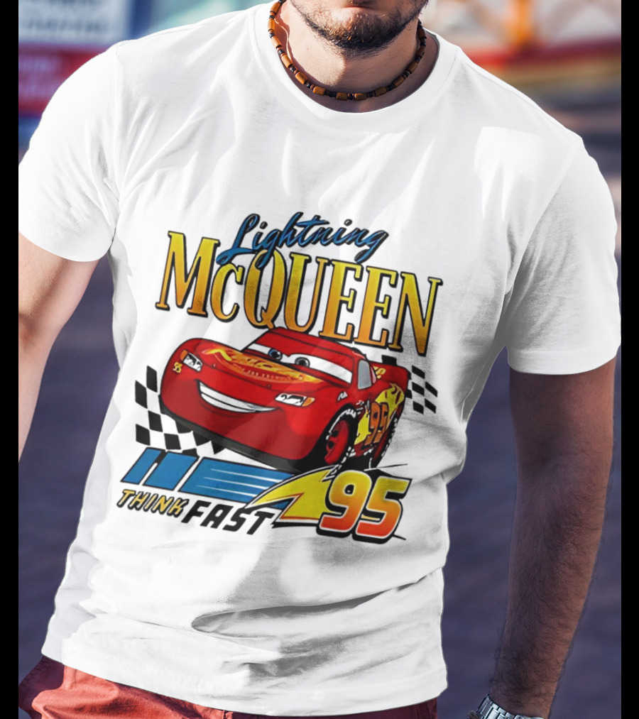 Lightning McQueen 95 Think Fast Racing Adventure T-Shirt