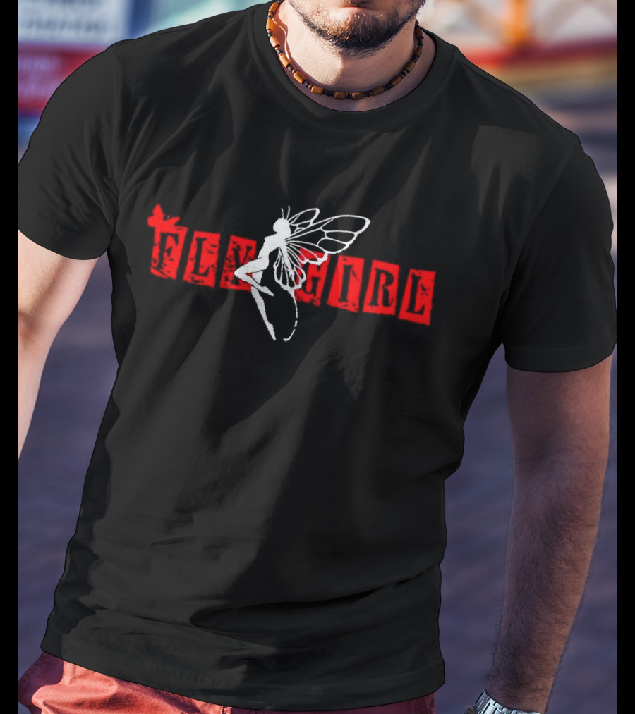 Beeztrapkotm Fly Girl Black Queen Fairy Wings T-Shirt