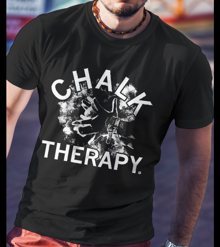 Chalk Therapy Hands Covered In Chalk Dust T-Shirt