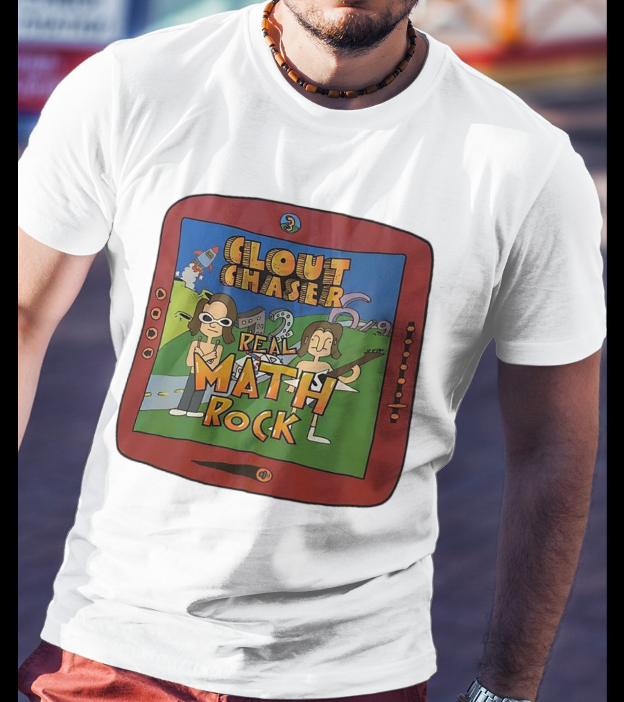 Clout Chaser Real Math Rock Cartoon TV Style Adventure T-Shirt