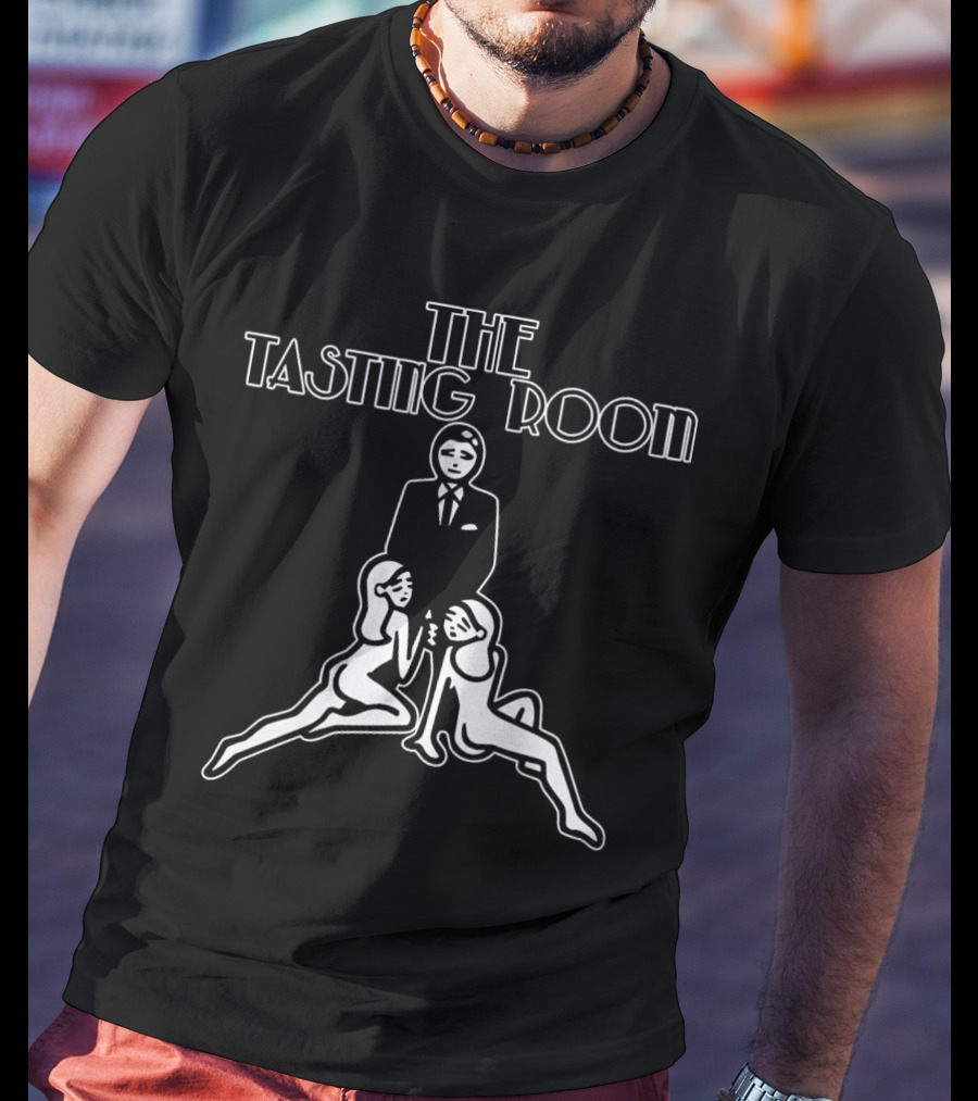 The Tasting Room Sophisticated Style With Two Figures T-Shirt