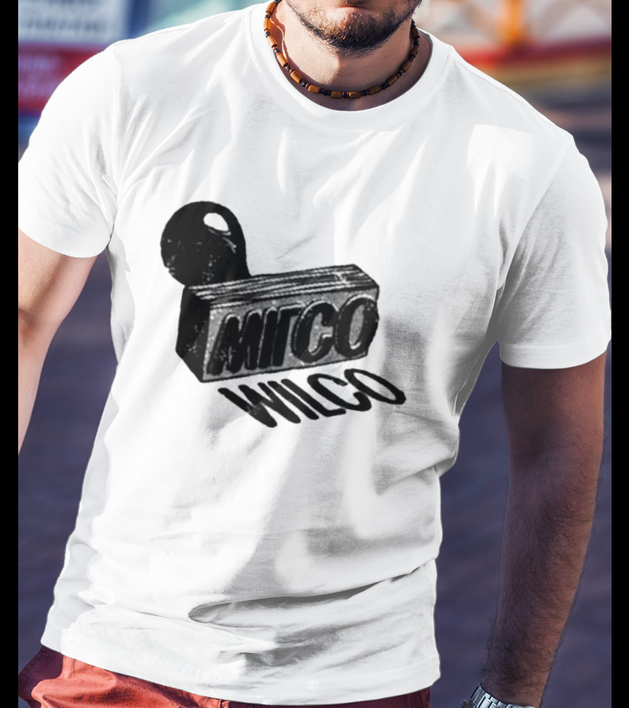 Wilco Band Logo Stamp Block T-Shirt