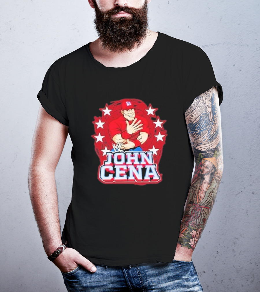 WWE John Cena Cartoon Stars T-Shirt