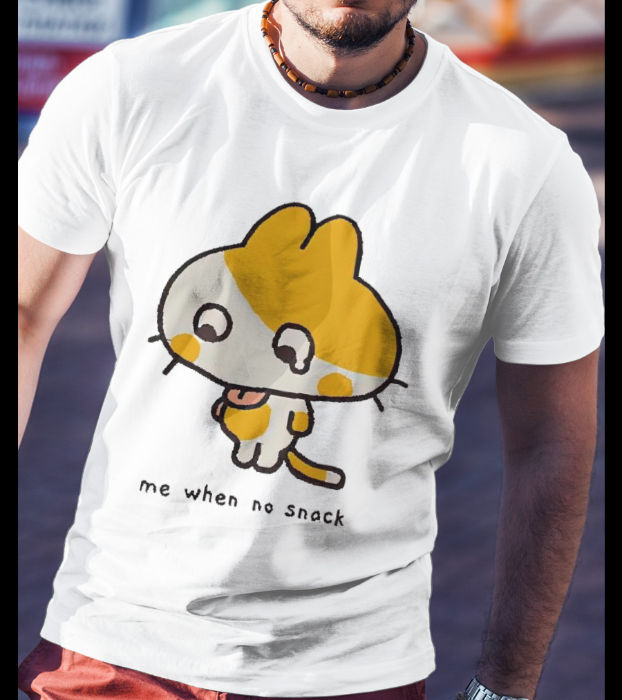 Liliuhms Me When No Snack Cat Cute Character T-Shirt
