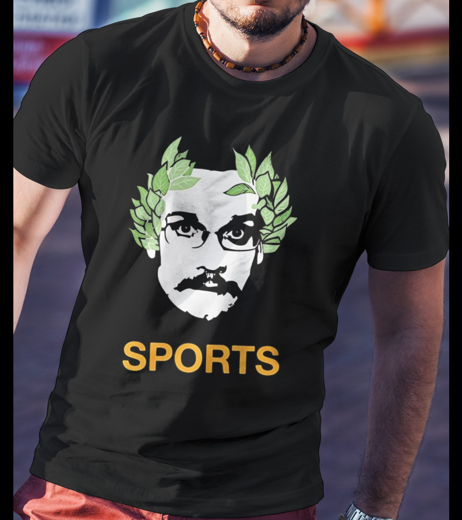 Olympic John Laurel Wreath Face Sports T-Shirt