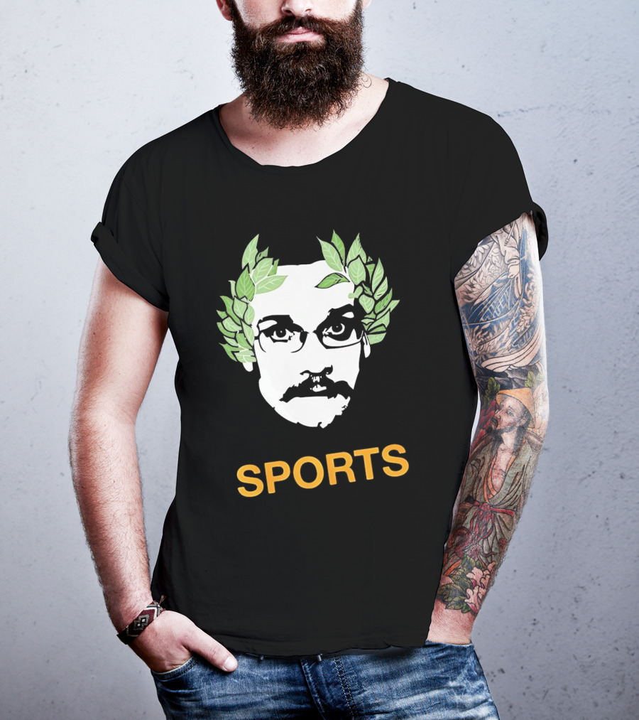 Olympic John Laurel Wreath Face Sports T-Shirt