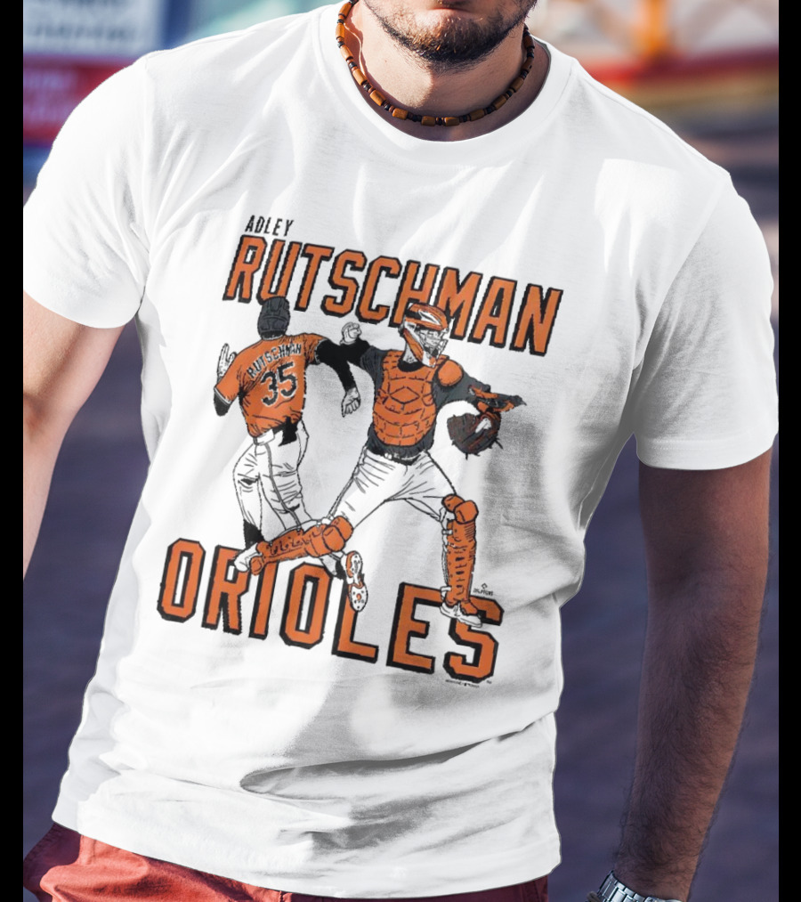 Adley Rutschman Baltimore Orioles #35 MLB Catcher T-Shirt