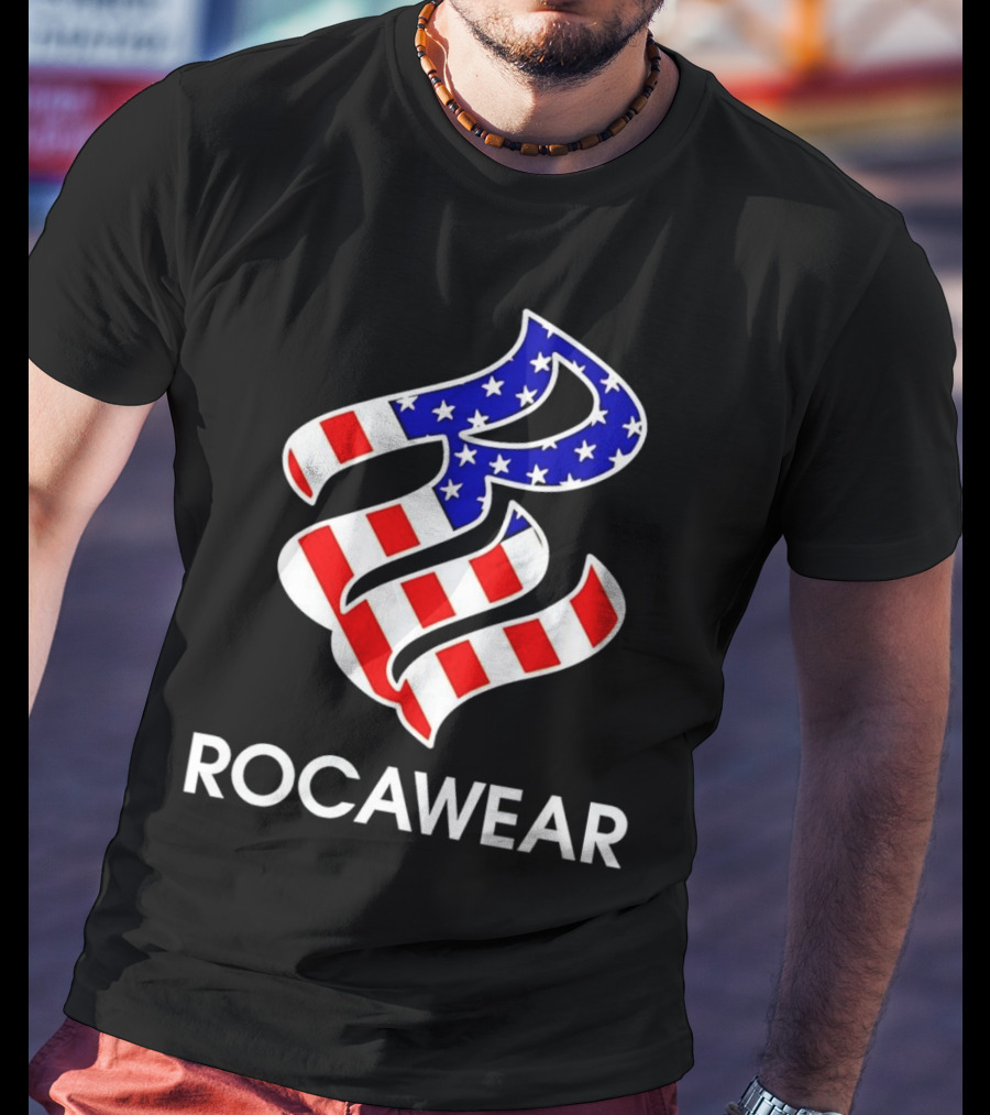 Rocawear American Flag Logo Freedom T-Shirt