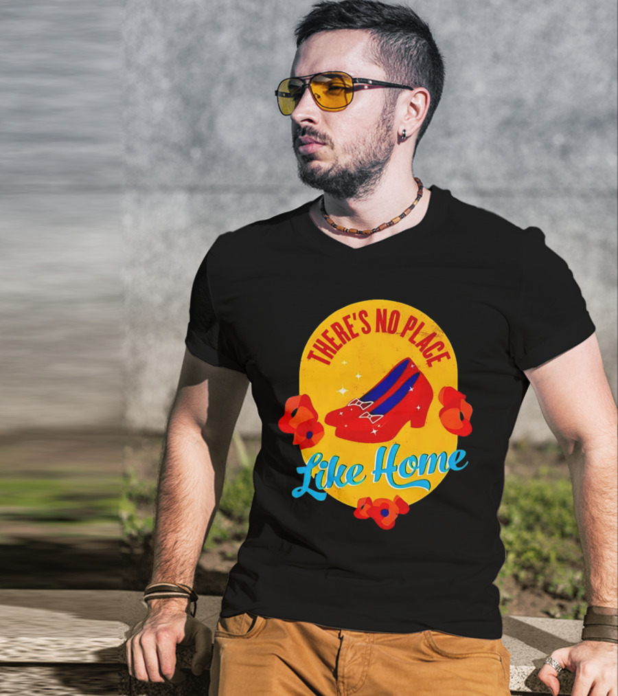 There's No Place Like Home Red Shoes Vintage T-Shirt