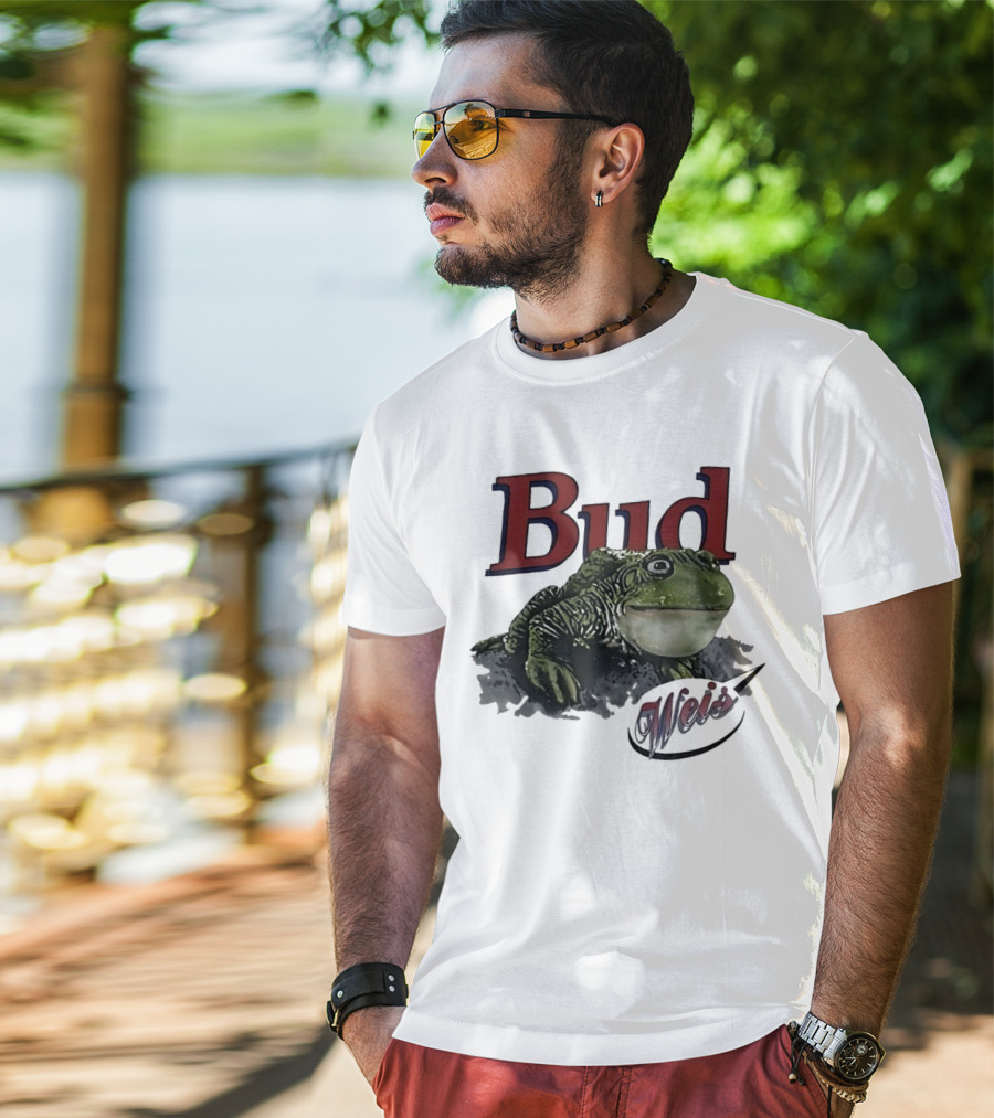 Budweiser Bud Weis Frog T-Shirt