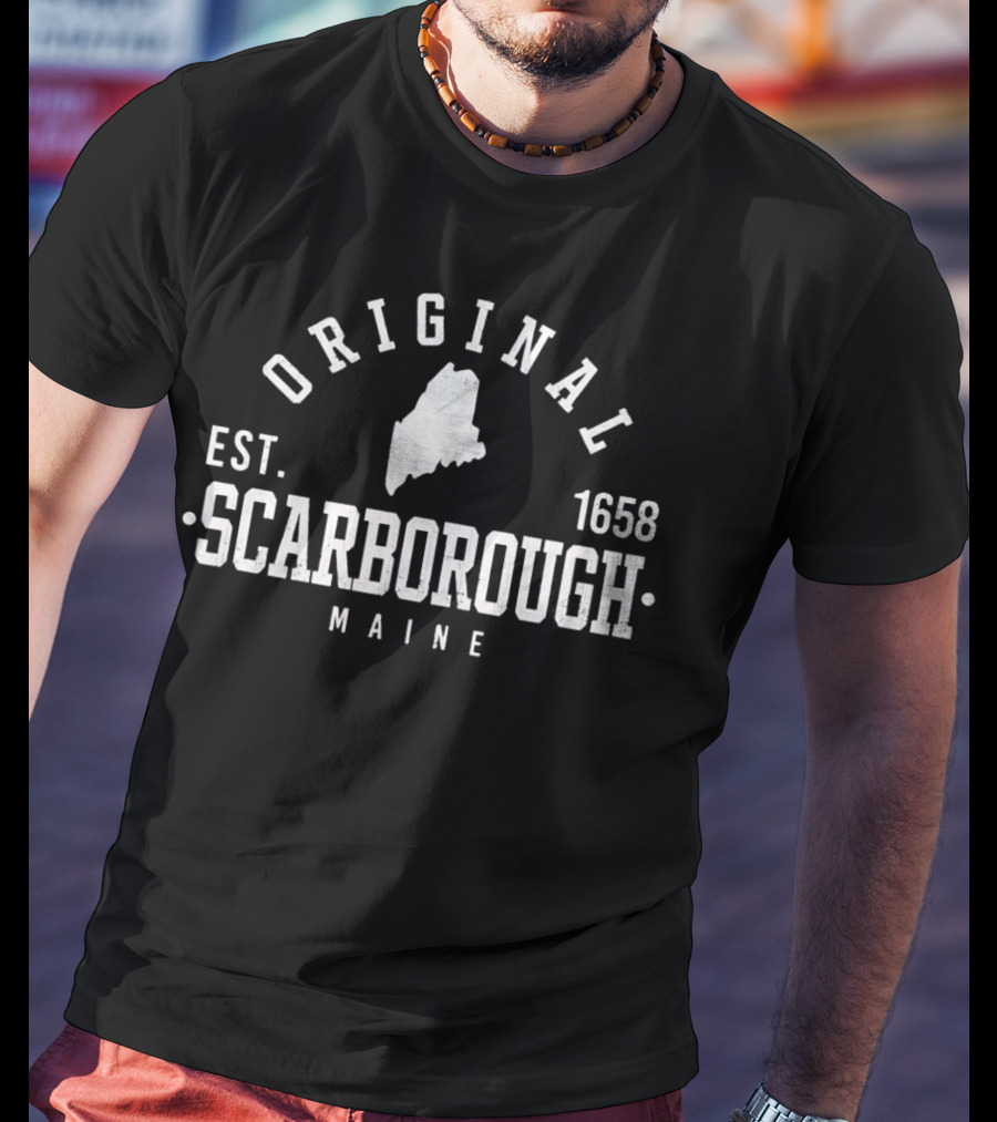 Original Scarborough Maine Est 1658 T-Shirt