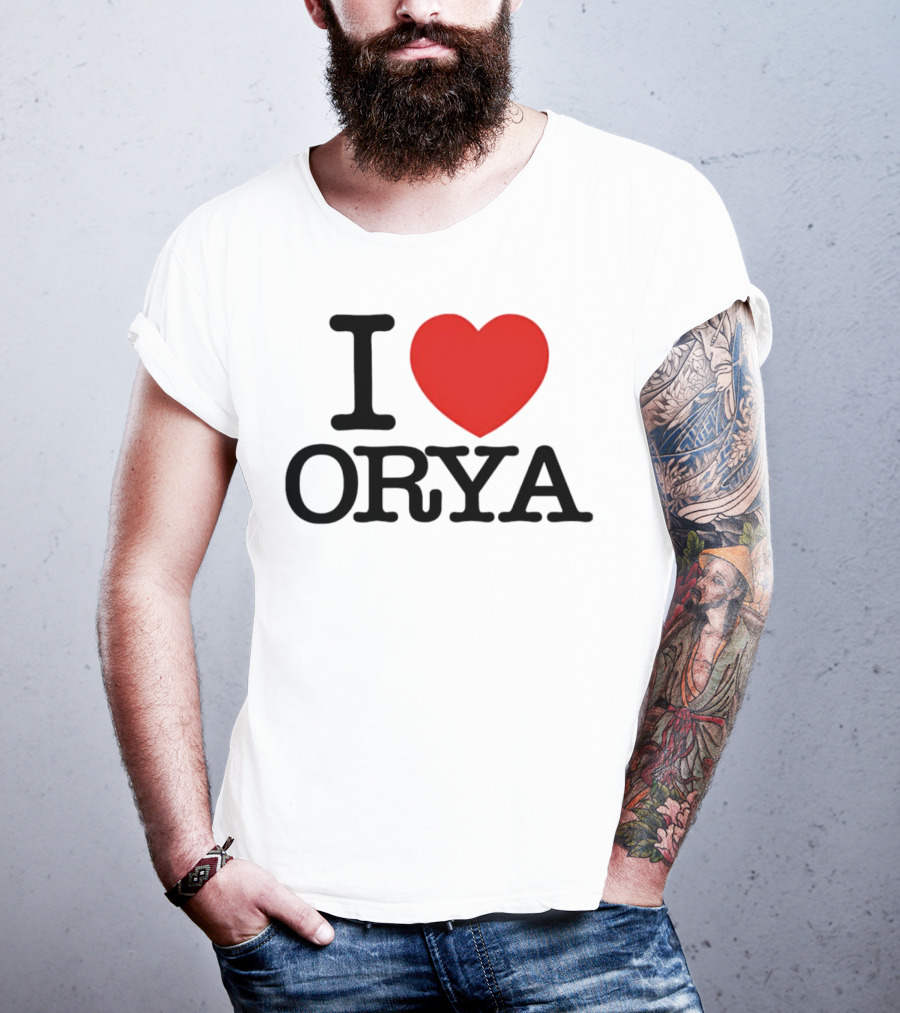 I Love ORYA Heart Icon T-Shirt