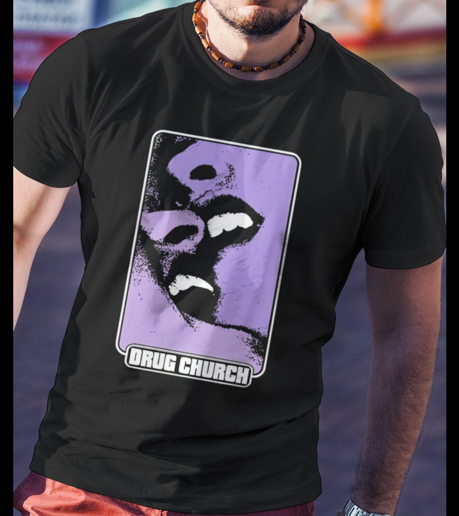 Drug Church Purple Lips Pure Noise T-Shirt