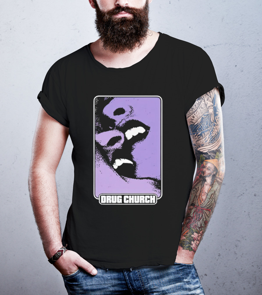 Drug Church Purple Lips Pure Noise T-Shirt