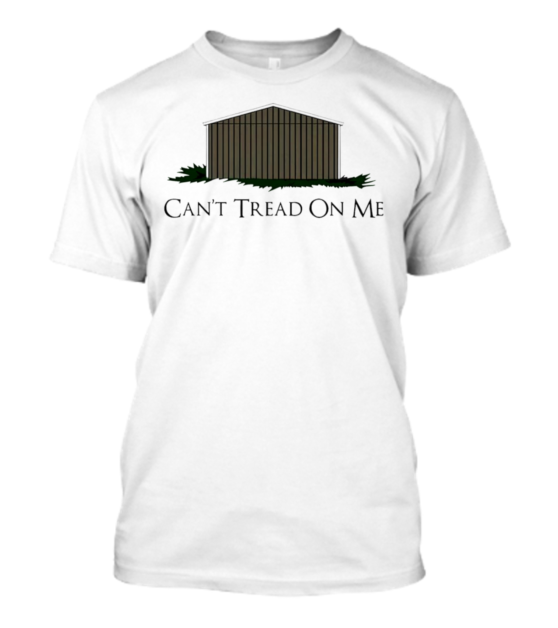 Can't Tread On Me Shed With Grass Elements T-Shirt