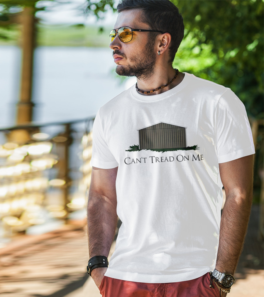 Can't Tread On Me Shed With Grass Elements T-Shirt