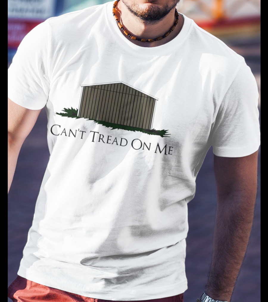 Can't Tread On Me Shed With Grass Elements T-Shirt