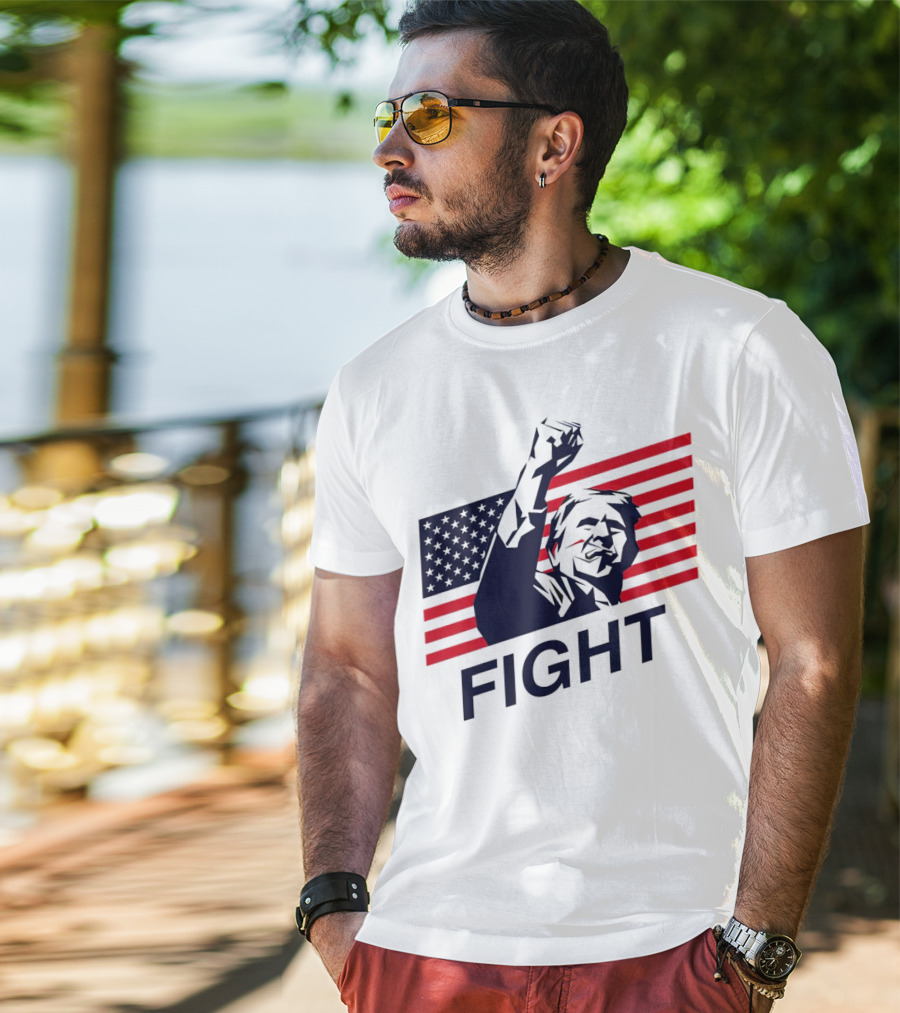 Fight American Flag Patriot T-Shirt