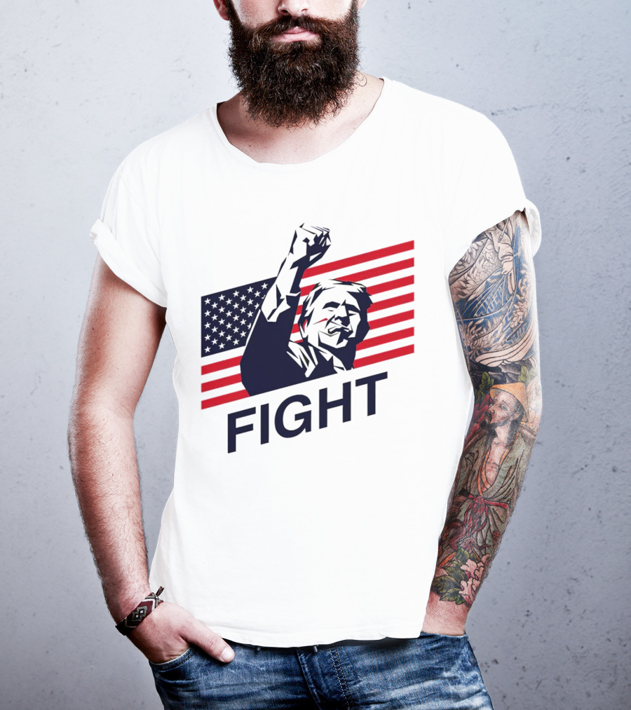 Fight American Flag Patriot T-Shirt