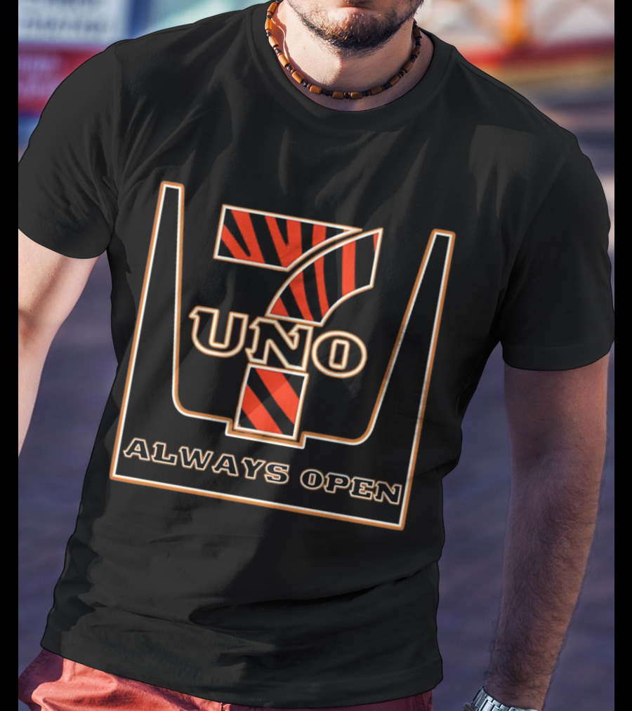 Uno Always Open 7 Bengals T-Shirt