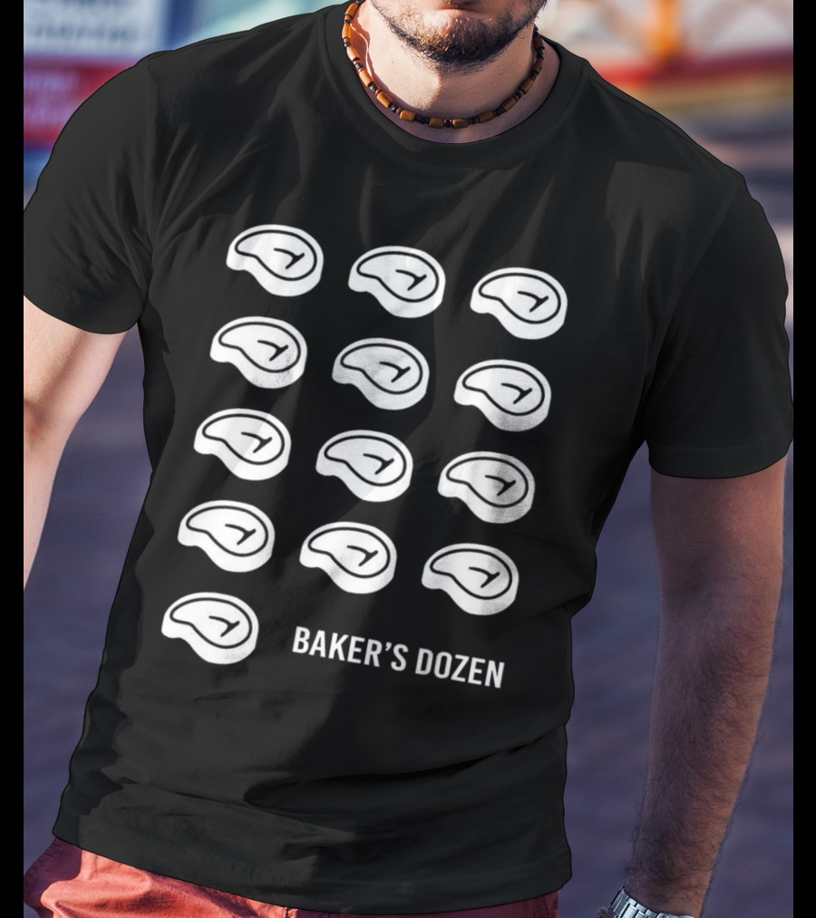 Baker’s Dozen Steak Illustration Dr Shawn Baker T-Shirt