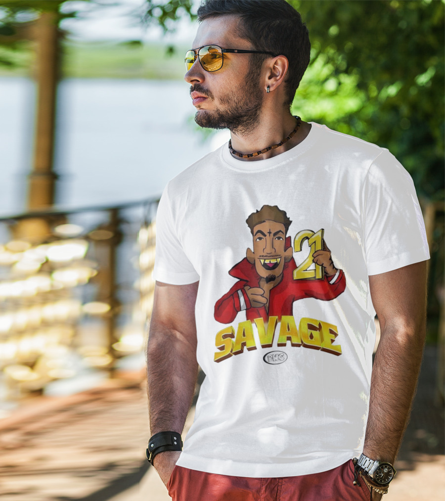 Savage 21 PWC Cartoon Character T-Shirt