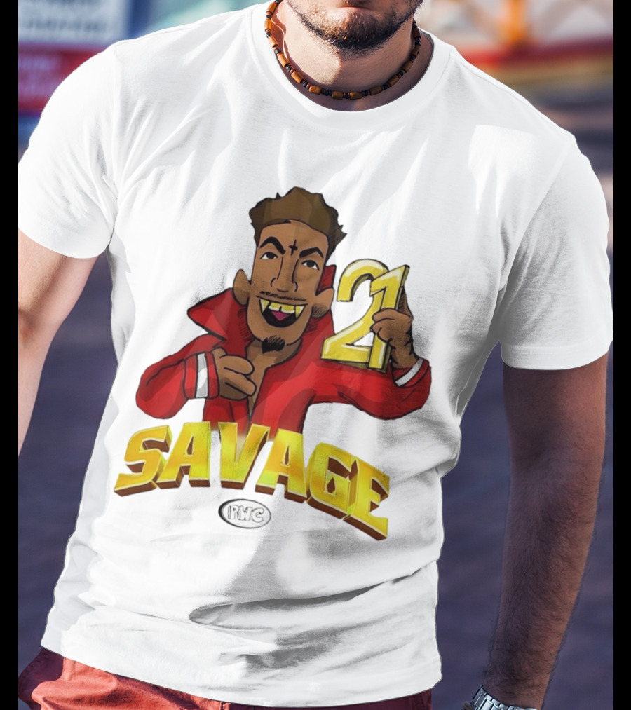 Savage 21 PWC Cartoon Character T-Shirt