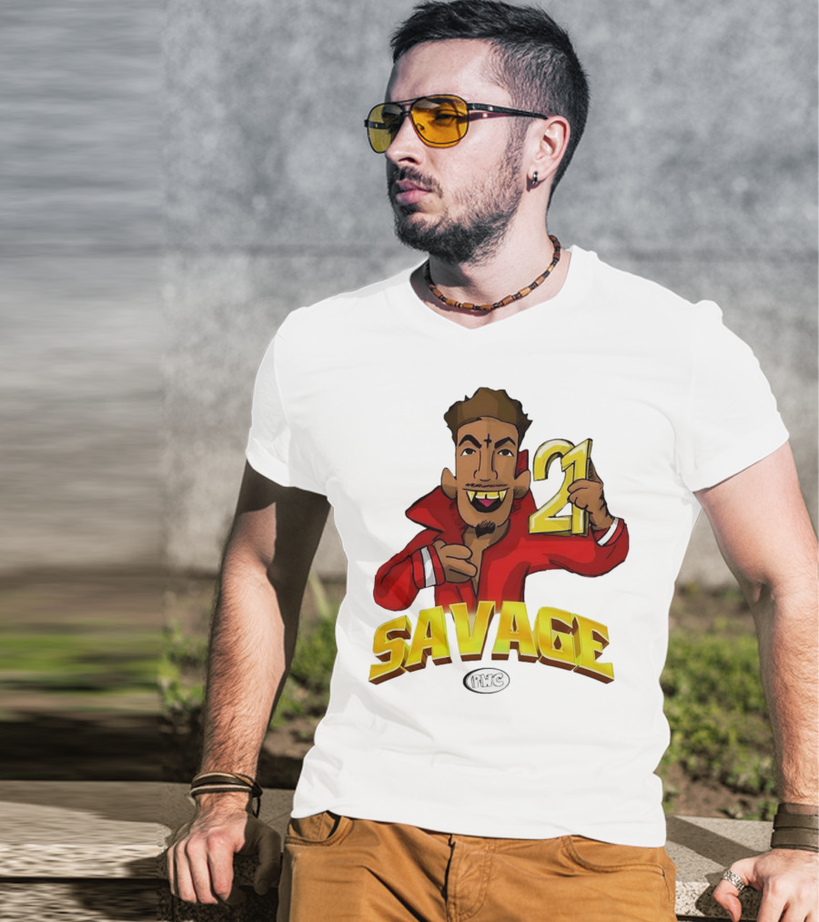 Savage 21 PWC Cartoon Character T-Shirt