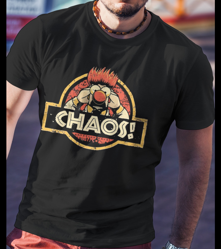 Jurassic Park Chaos Beaker Muppet T-Shirt