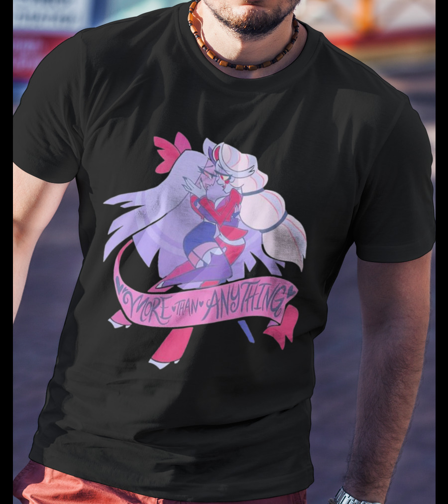 Charlie And Vaggie Hazbin Hotel More Than Anything T-Shirt