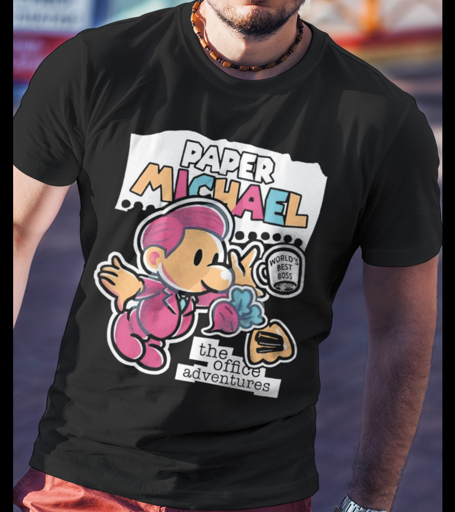 Paper Michael World's Best Boss The Office Adventures T-Shirt