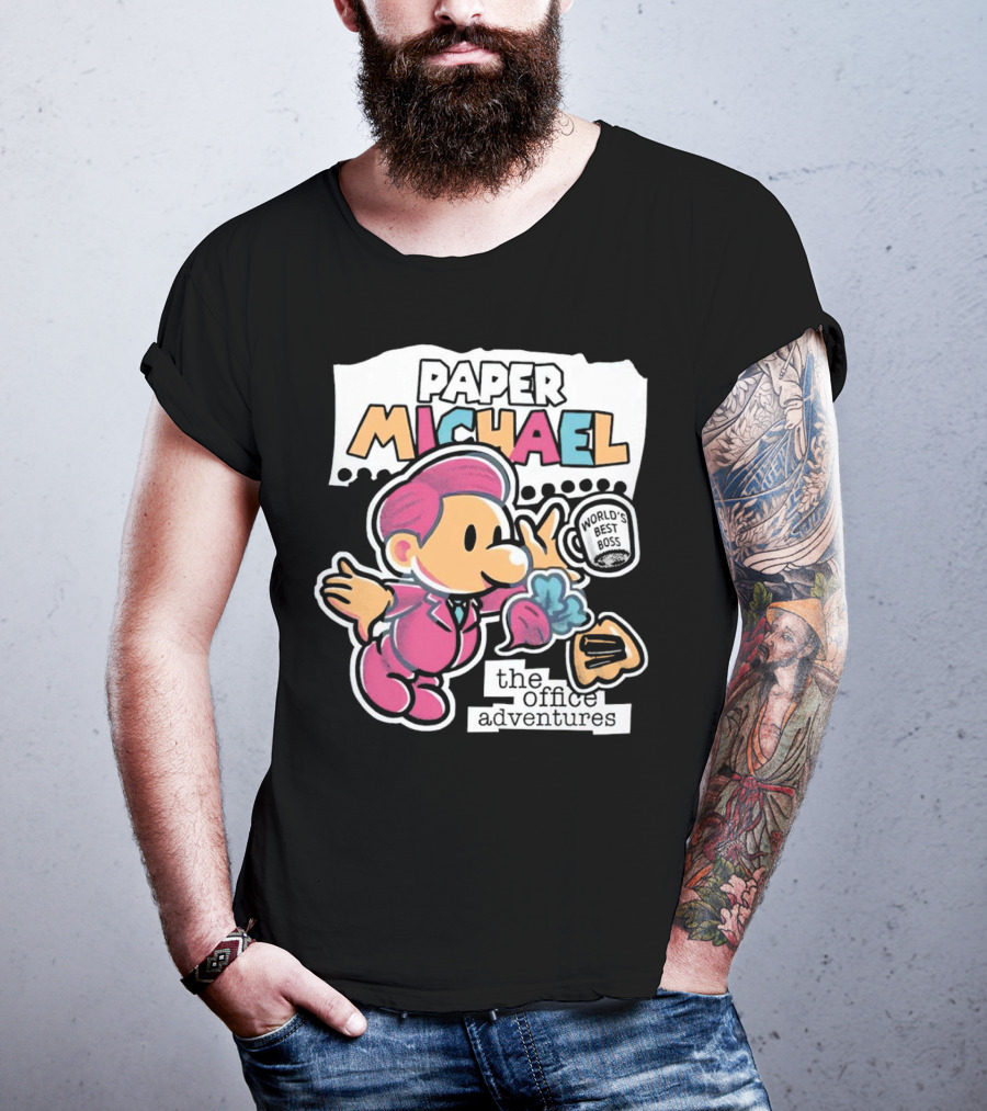 Paper Michael World's Best Boss The Office Adventures T-Shirt