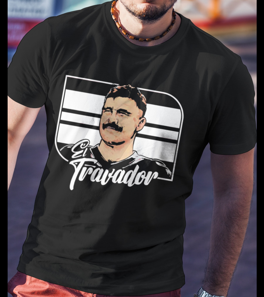 Travis Kelce El Travador NFL Football Player Caricature T-Shirt