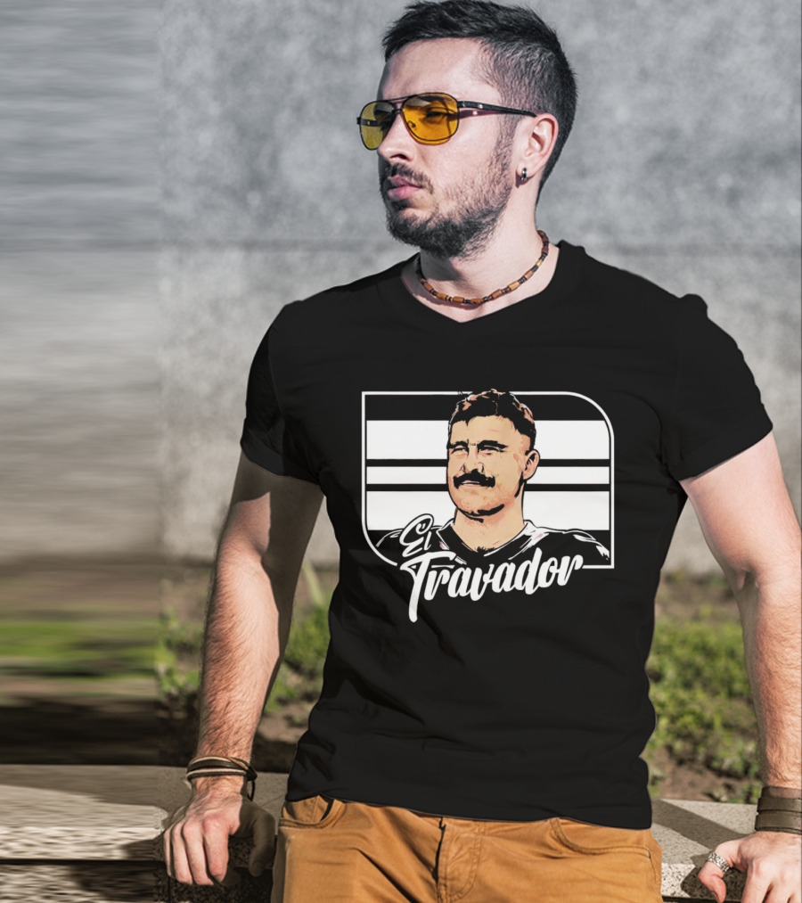 Travis Kelce El Travador NFL Football Player Caricature T-Shirt